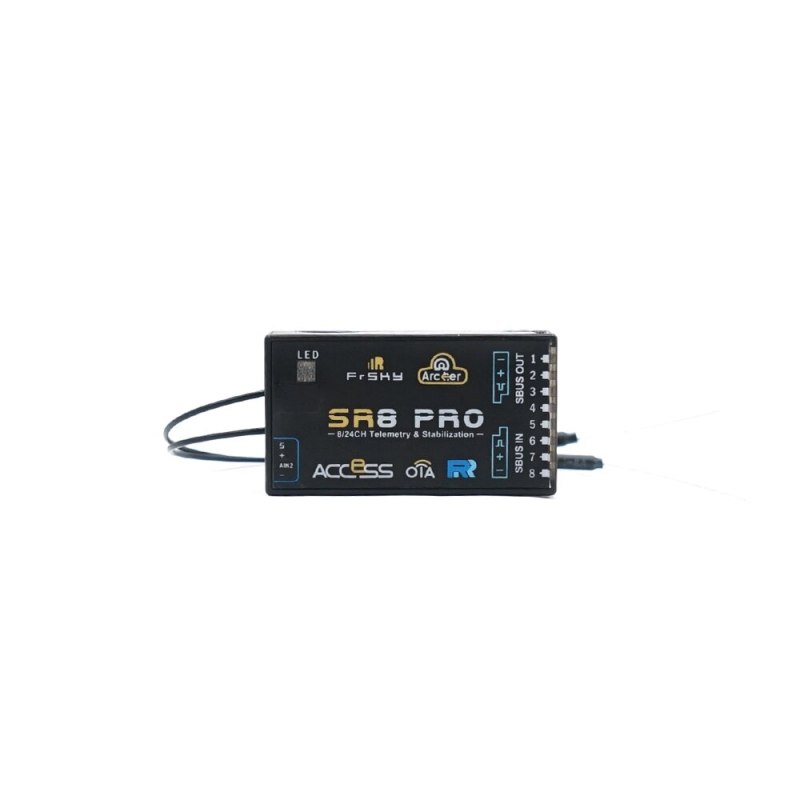 Frsky 2.4Ghz Archer Sr8 Pro Receiver 8 High-Precision Pwm Channel Outputs Access Protocol