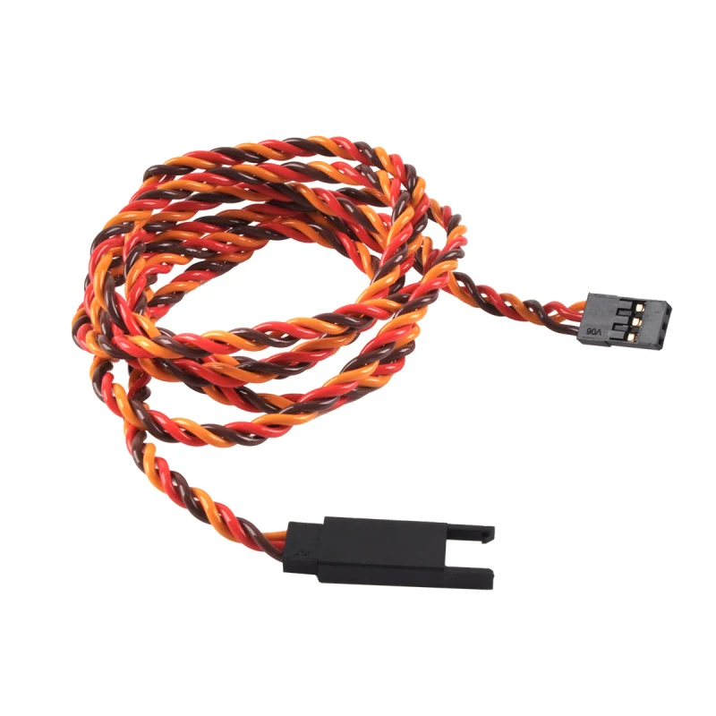 5PCS/lot Servo Extension Wire Twisted Cable Leads 15cm 30cm 100cm for Fixwing Aircarft RC Model Airplane Futaba JR Servos Motor