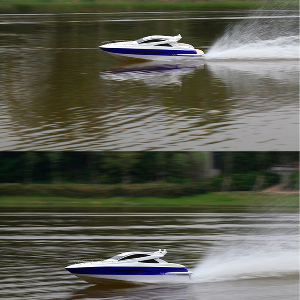 TFL 1305 Princess BWS 30°N 30CC Engine with φ6.35mm Dual Rudder System Fiber Glass Gas RC Boat (Without Engine)