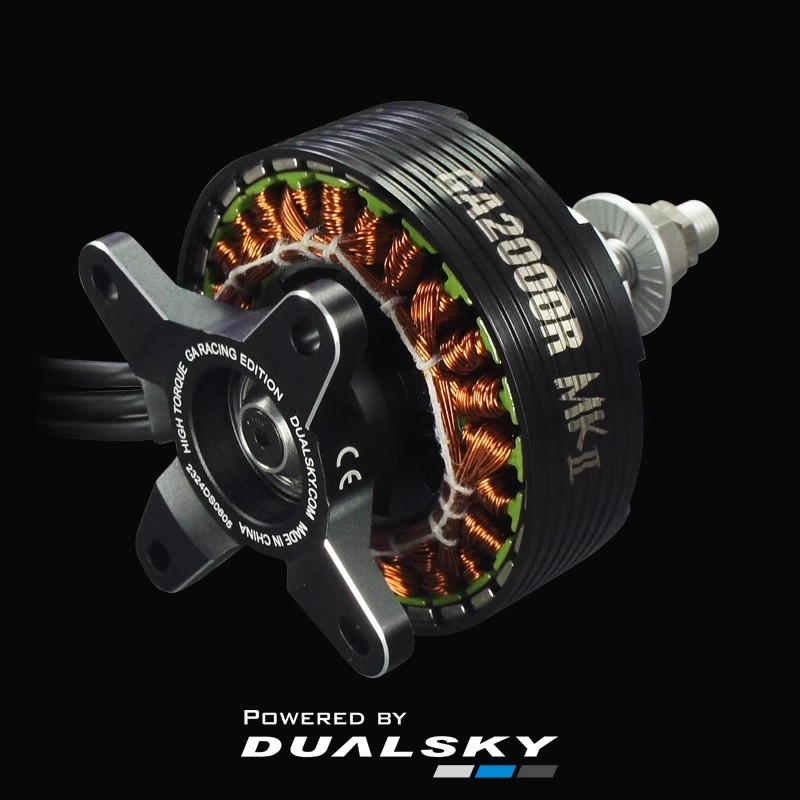 GA2000R Electric Motor High-performance Lightweight with 4mm Titanium Alloy Bearing Shaft Motors for RC Drone Racing
