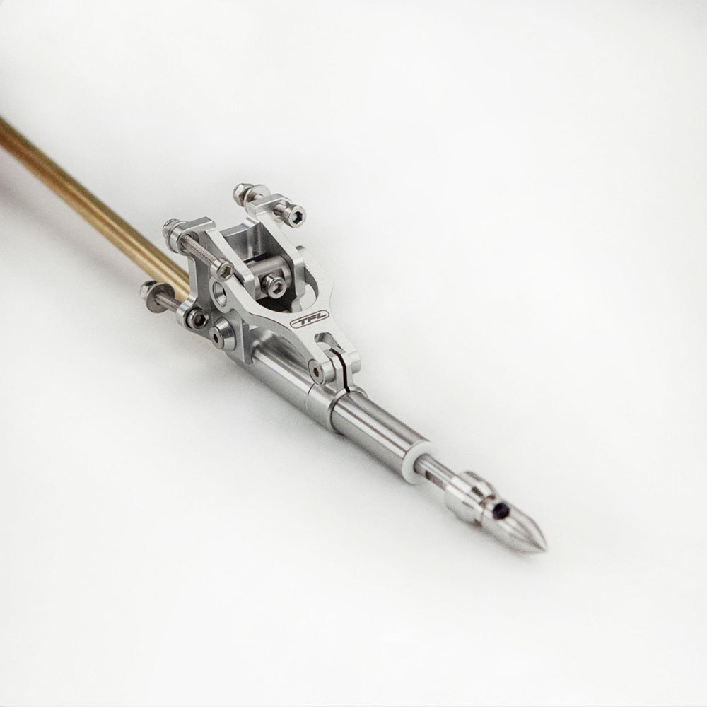 TFL 4.76mm transmission assembly one-piece shaft rat tail set for rc boat