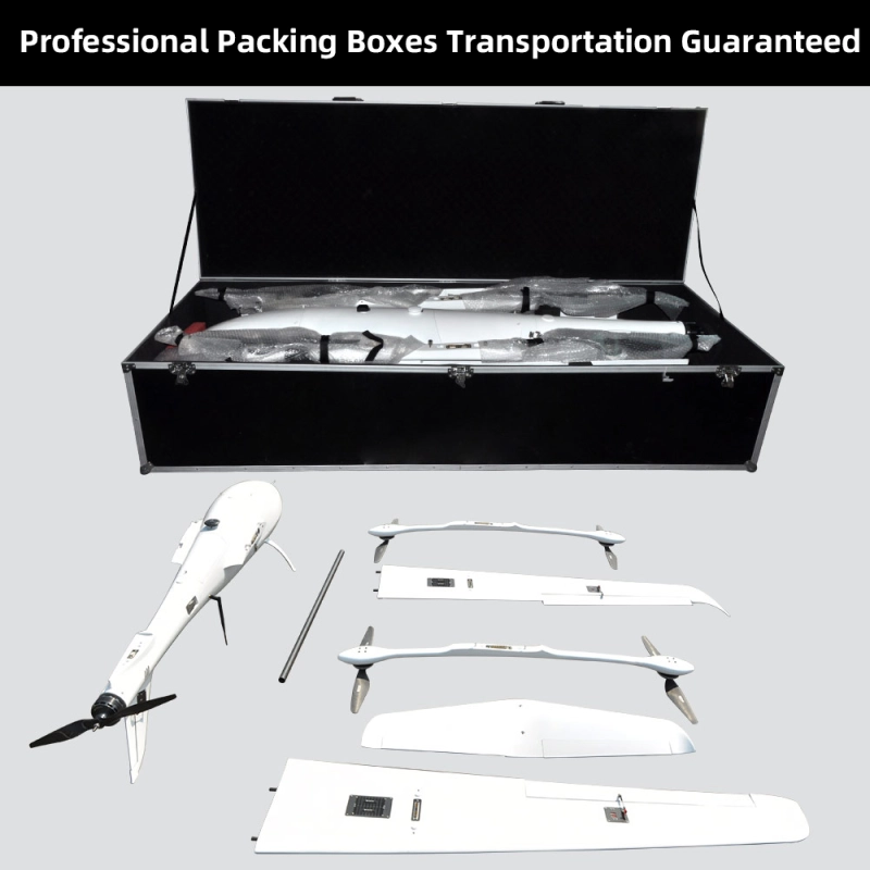 ZYHOBBY Fixed Wing Infrastructure Inspection Mapping Survey UAV Drone VTOL Frame Drone Body(Fuselage+Box+Cable)