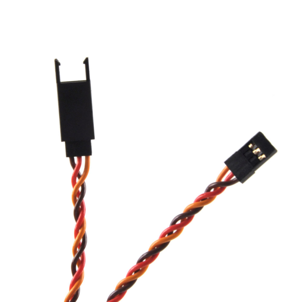 5PCS/lot Servo Extension Wire Twisted Cable Leads 15cm 30cm 100cm for Fixwing Aircarft RC Model Airplane JR Futaba Servos Motor