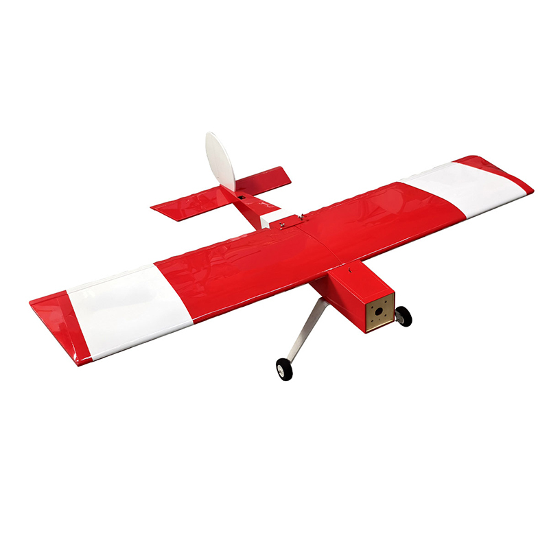 Stick 46 Wingspan 58inch Fixed Wing Plane Balsa Wood Gasoline RC Model Airplane-ARF Version (Red)