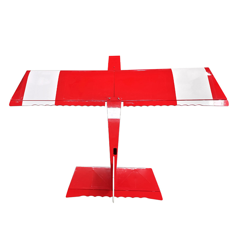 Stick 46 Wingspan 58inch Fixed Wing Plane Balsa Wood Gasoline RC Model Airplane-ARF Version (Red)