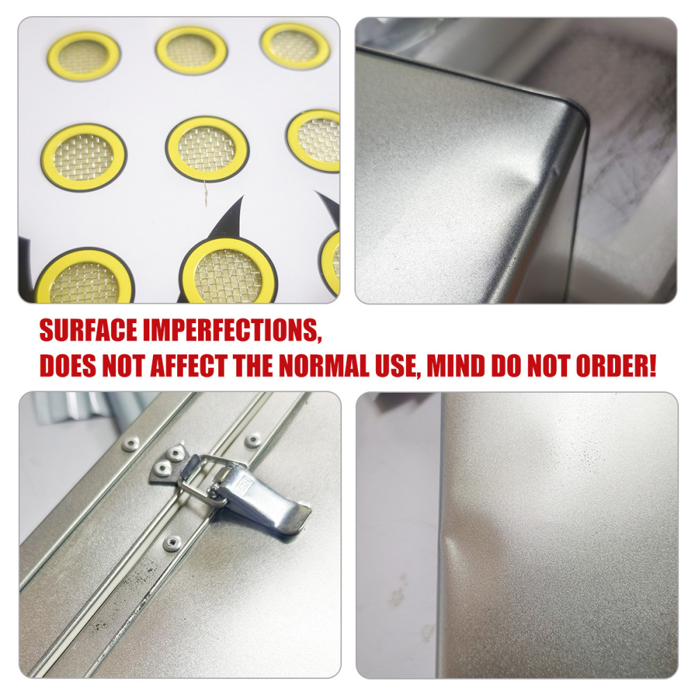 Minor blemishes Double Walled Steel Fireproof Box Li Batteries Explosion-proof Box Safety Protection Case For RC Airplane Drone FPV Car Boat