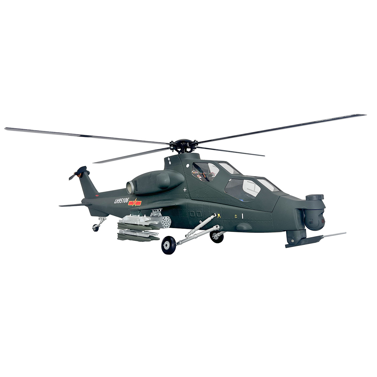 Roban 470Size 4-Blade CAIC Z-10 Attack Helicopter Fiery Thunderbol