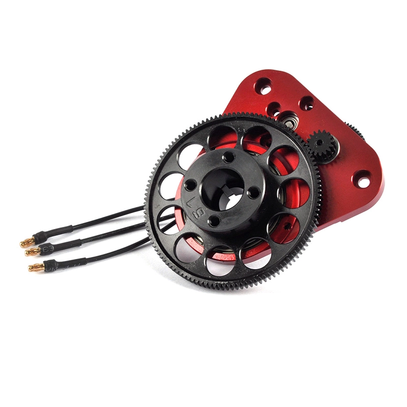 1 Set Electric Starter with Motor for DLE 61CC Gasoline Engine RC Airplane (Starter+Motor)
