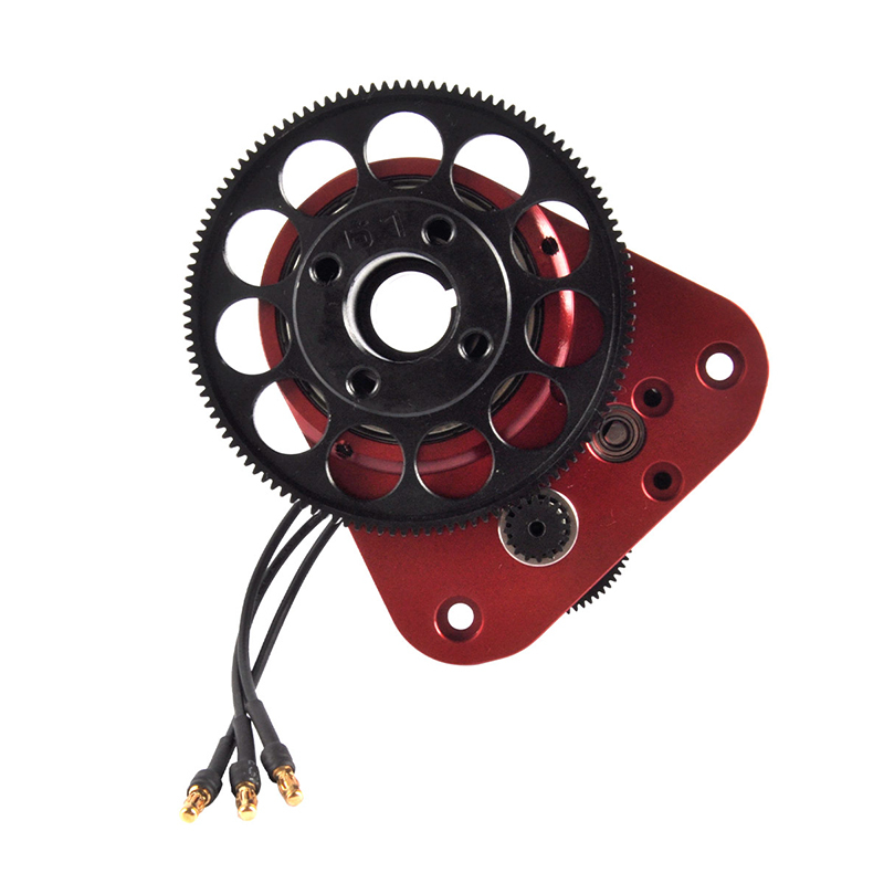 1 Set Electric Starter with Motor for DLE 61CC Gasoline Engine RC Airplane (Starter+Motor)