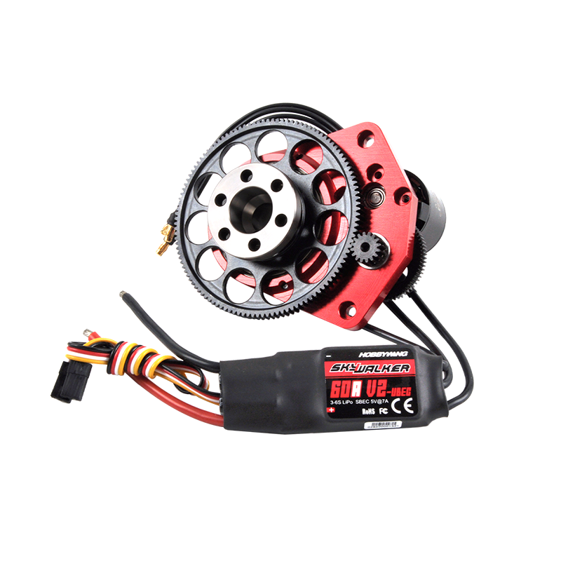 1 Set Electric Starter with Motor for DLE120CC Gasoline Engine RC Model Plane (Starter with Motor)