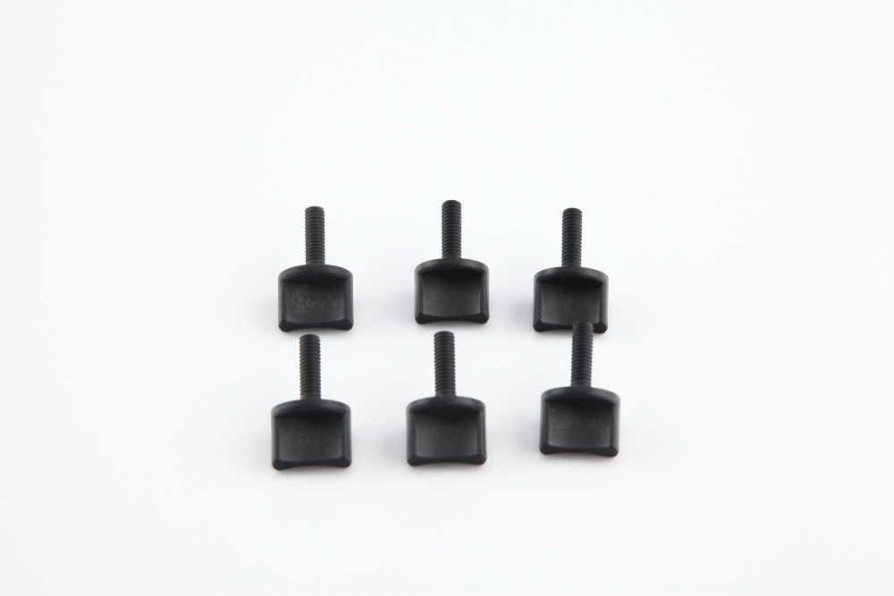 Hand screw black Nominal diameter 4mm hand-twistable