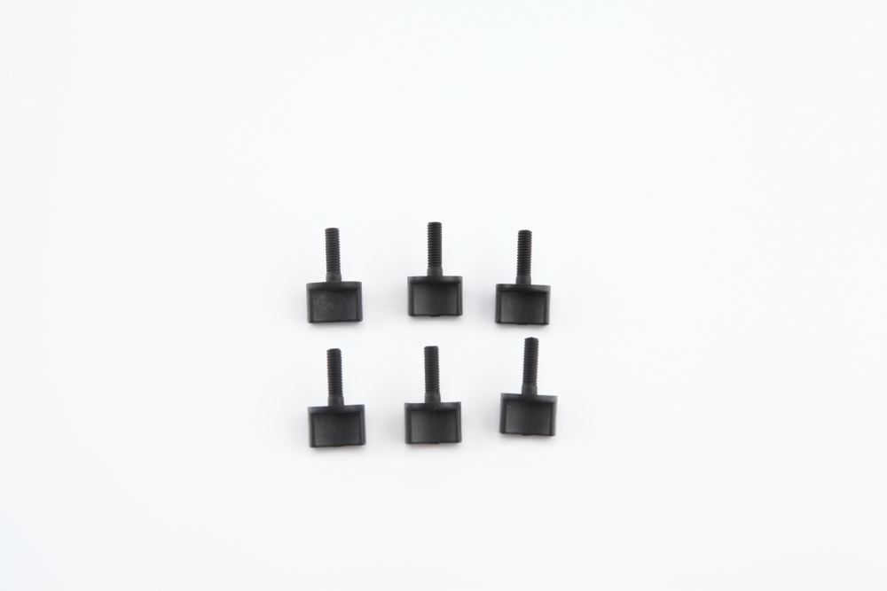 Hand screw black Nominal diameter 4mm hand-twistable