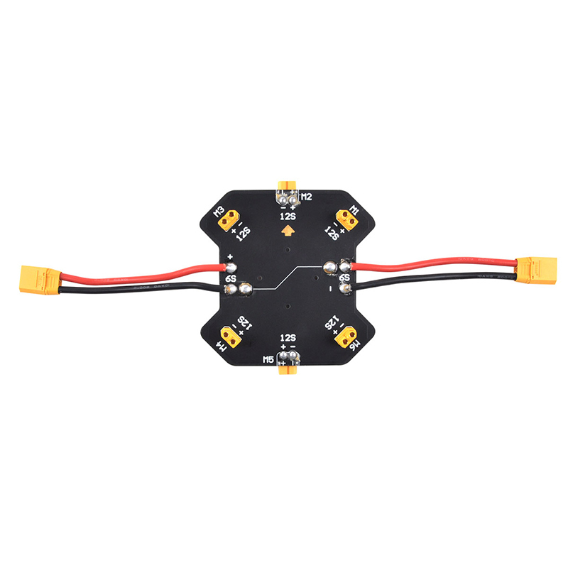 Quadcopter Agricultural Drone PCB plate with XT60 plug Distribution board