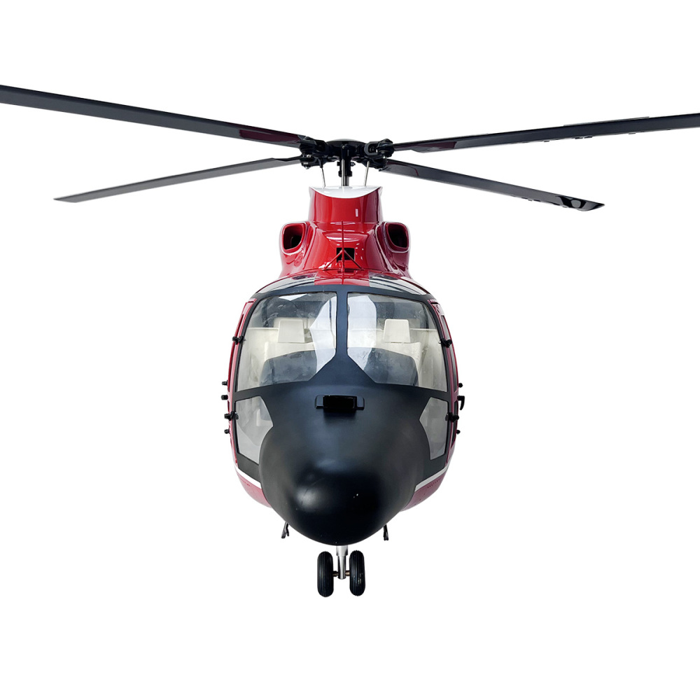 800 Size RC Helicopter Fuselage AS-365 Dolphin Ecureuil Airzermatt Painting Fuselage with Mechanics