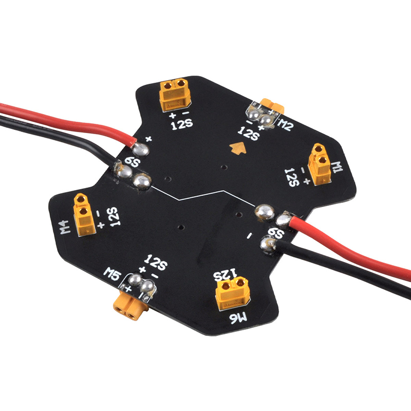 Quadcopter Agricultural Drone PCB plate with XT60 plug Distribution board