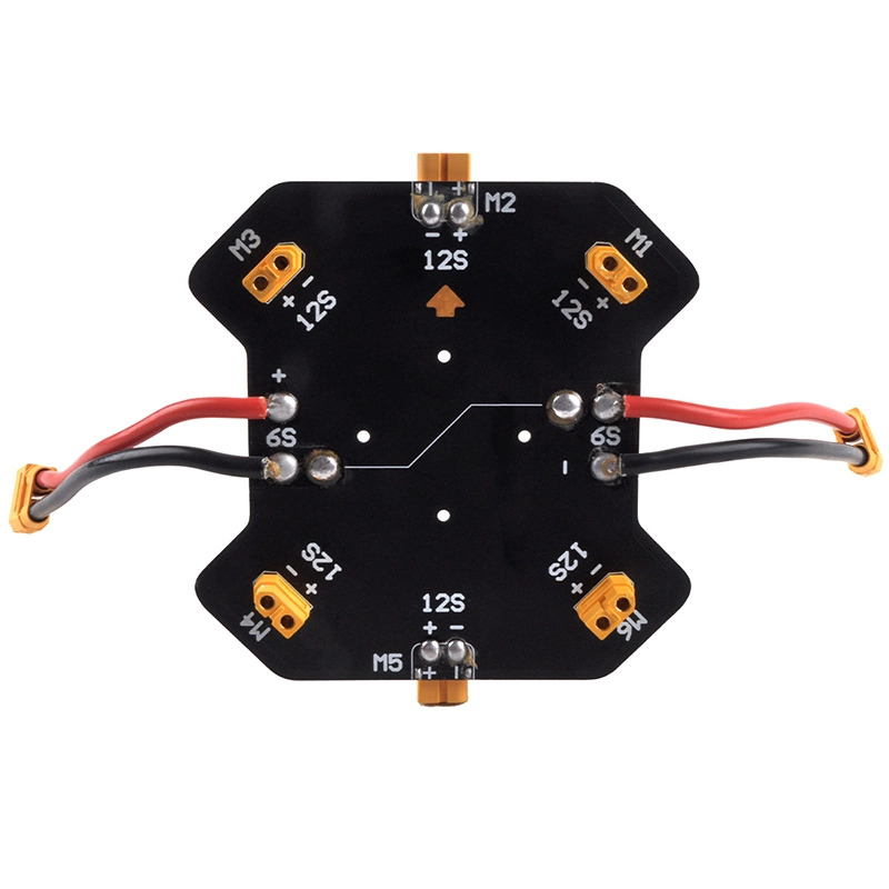 Quadcopter Agricultural Drone PCB plate with XT60 plug Distribution board