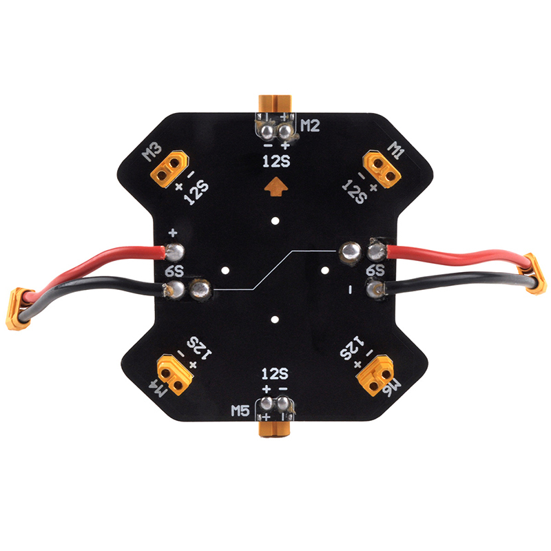 Quadcopter Agricultural Drone PCB plate with XT60 plug Distribution board
