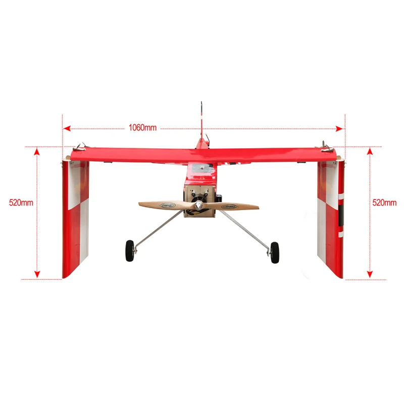 F066 Falcon Trainer 20cc  Fixed wing RC Gasline Airplane Balsa Wood Plane RC Model suitable for beginner