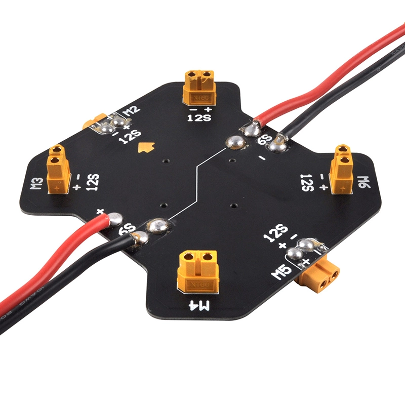 Quadcopter Agricultural Drone PCB plate with XT60 plug Distribution board