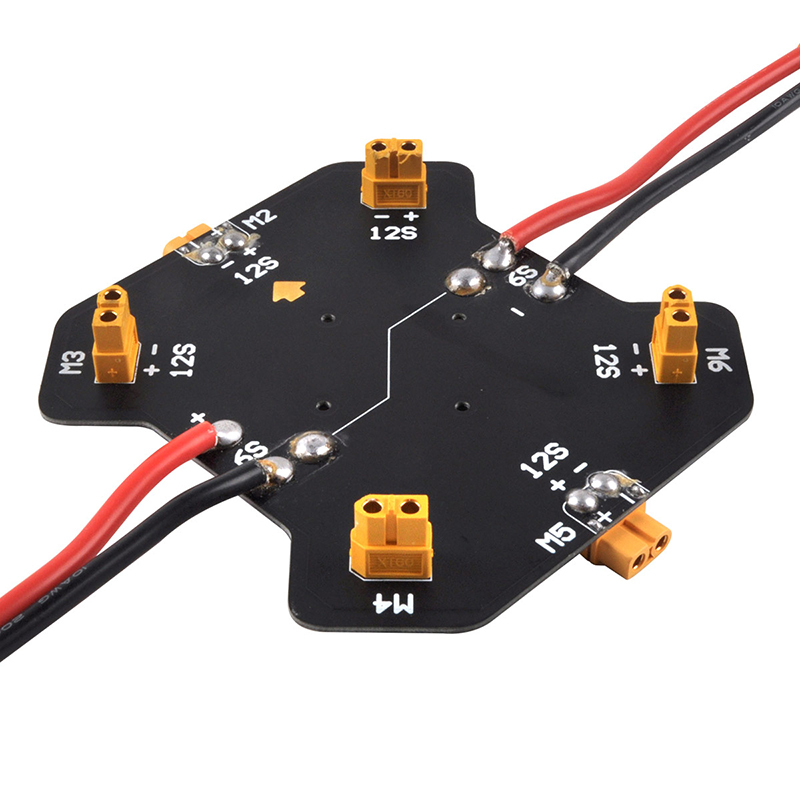 Quadcopter Agricultural Drone PCB plate with XT60 plug Distribution board