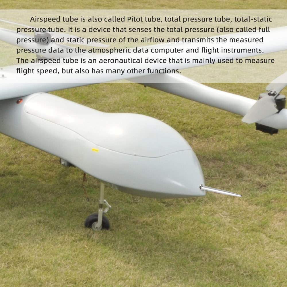 Air Speedmeter Airspeed Sensor for Fix-Wing Airplane 6061 Aluminum