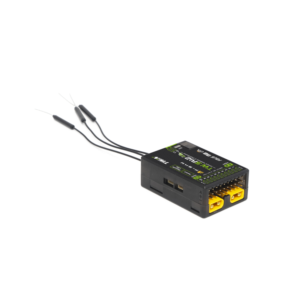 FrSky DUAL 2.4GHz TW R12 Receiver with 3 x 2.4G Antennas for Radiocommunications