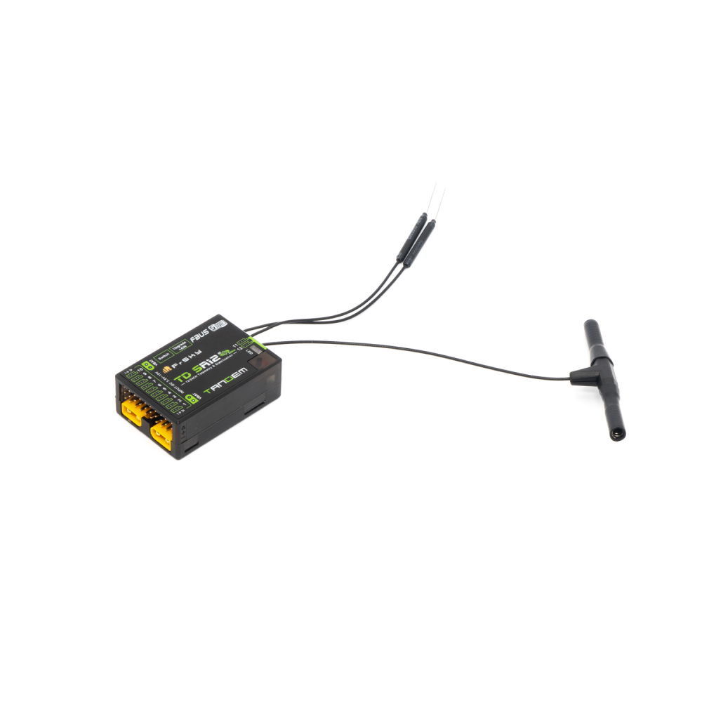 FrSky DUAL 2.4GHz TW R12 Receiver with 3 x 2.4G Antennas for Radiocommunications