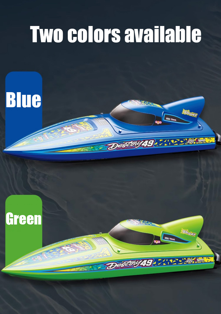 RC Boat Model for Lake and Pool TX949 High-speed Turbojet Model Boat