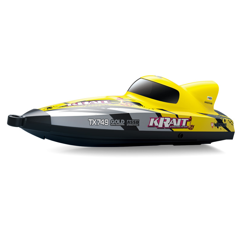 RC Boat 2.4Ghz Remote Control Boat High-speed Turbojet Speedboat Toy Boat Model with Highly Waterproof