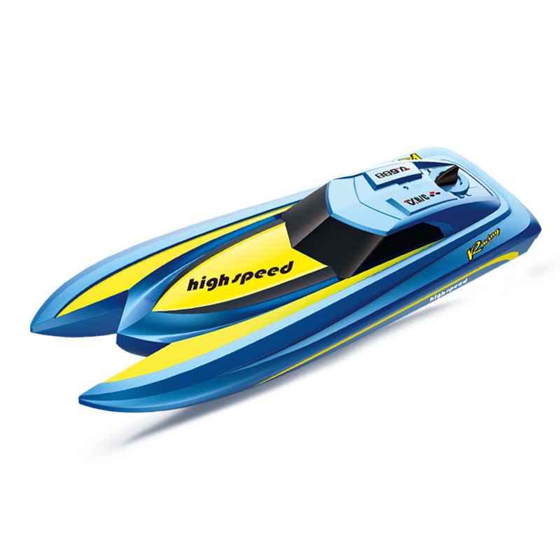 RC Boat, 2.4Ghz RC Tugboat, Toy Boat Model for Pools and Lakes with Low Battery Reminder
