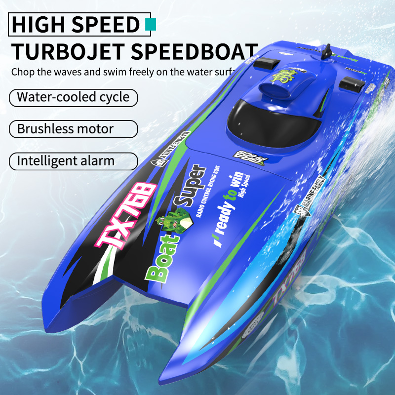 RC Boat 2.4Ghz Remote Control Boat Toy Boat Model for Lake and