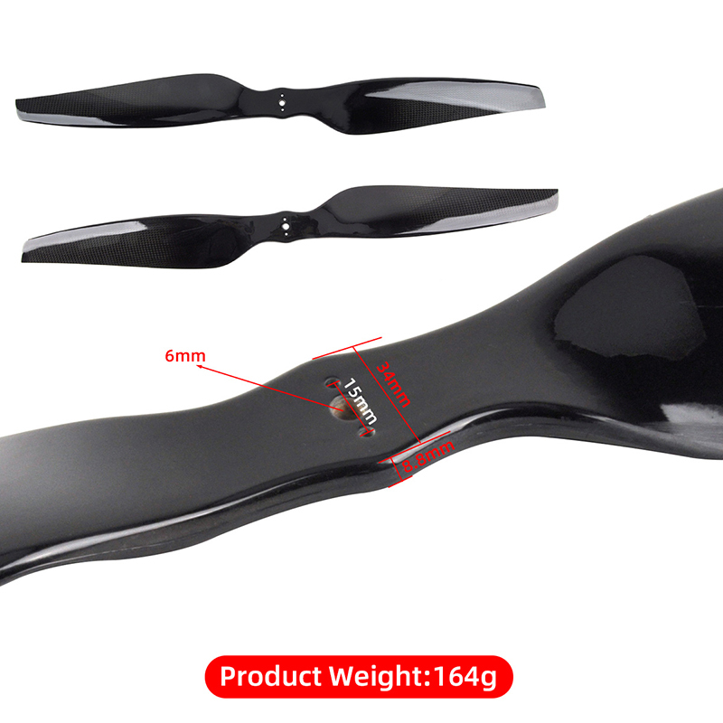 23inch Carbon Fiber Propeller CW and CCW