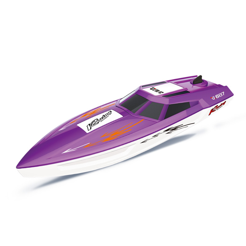 RC Boat, 2.4Ghz RC Tugboat, Toy Boat Model for Pools and Lakes with Low Battery Reminder
