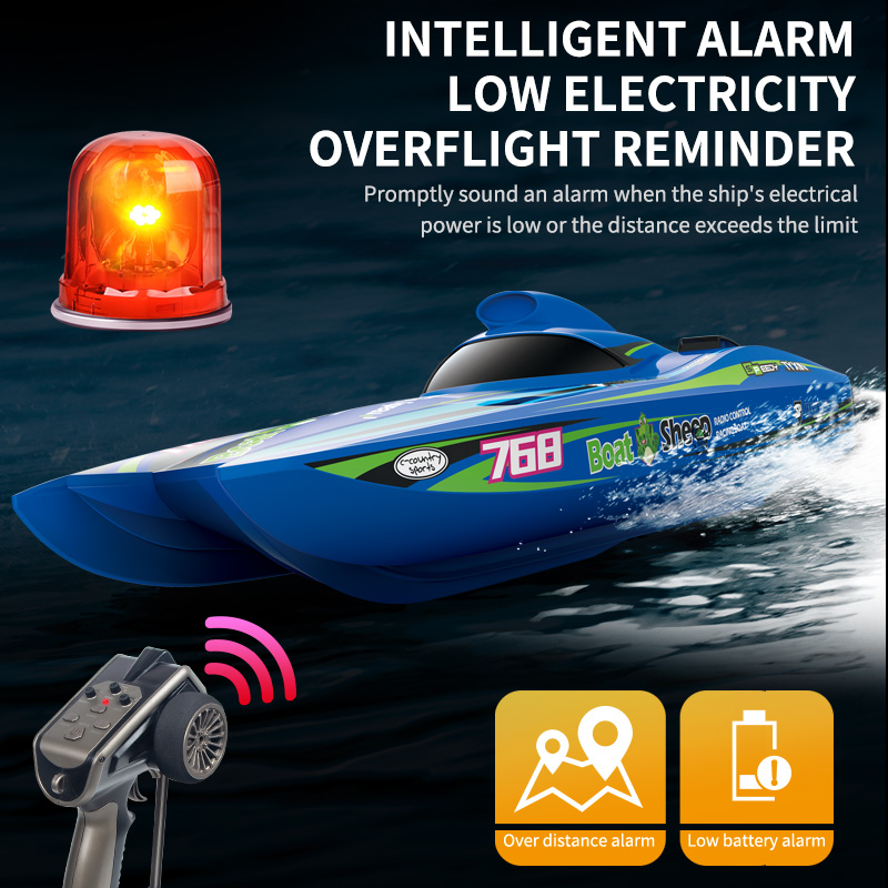 RC Boat 2.4Ghz Remote Control Boat Toy Boat Model for Lake and