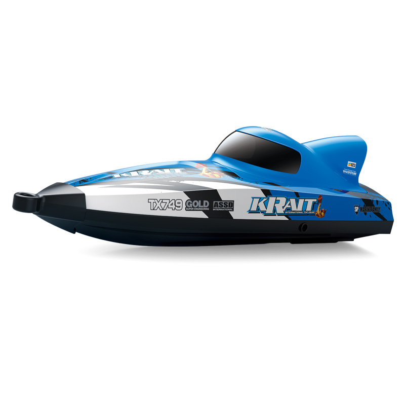 RC Boat 2.4Ghz Remote Control Boat High-speed Turbojet Speedboat Toy Boat Model with Highly Waterproof