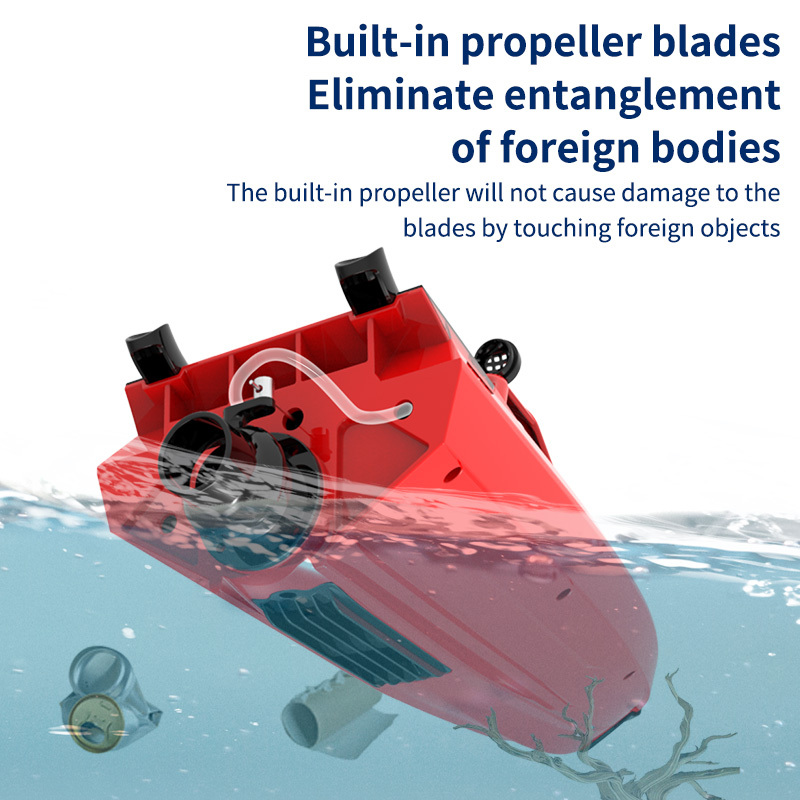 RC Boat 2.4Ghz Remote Control Boat High-speed Turbojet Speedboat Toy Boat Model for Lake and Pool