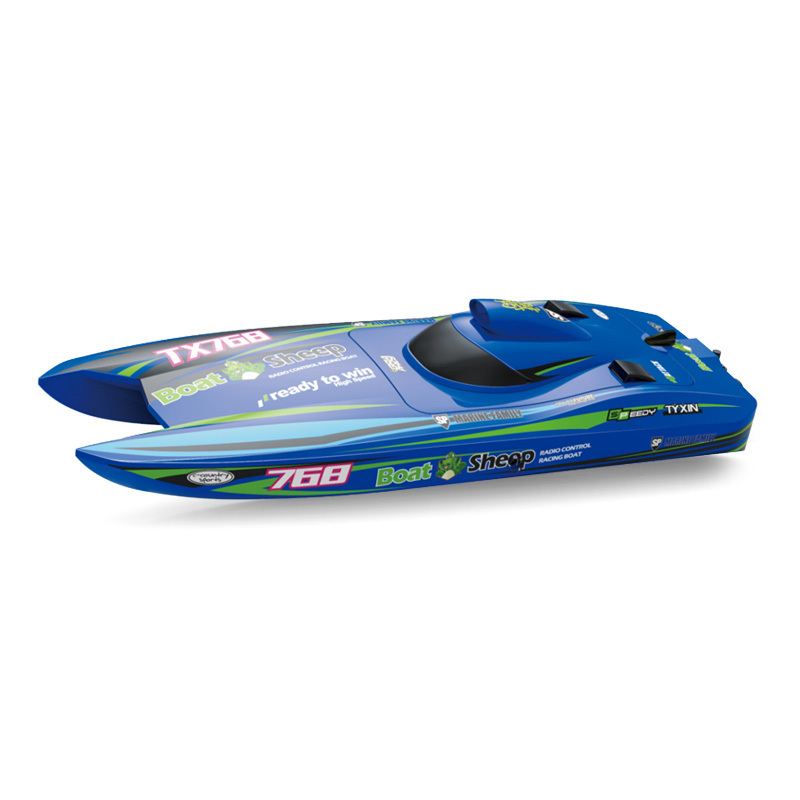 RC Boat 2.4Ghz Remote Control Boat Toy Boat Model for Lake and Pool TX768 high-speed Turbojet Boat