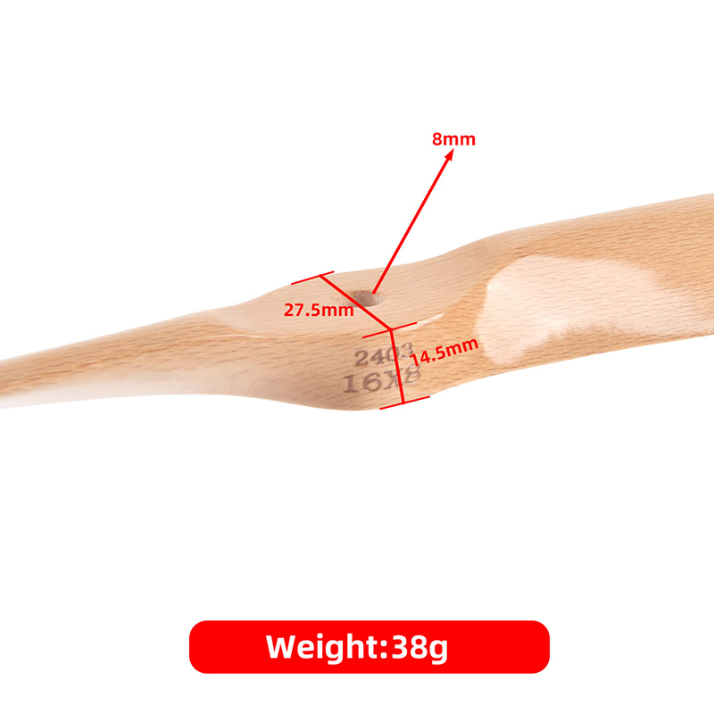 16*8inch 17*8inch wooden propeller Electric Aircraft wooden paddles positive paddles