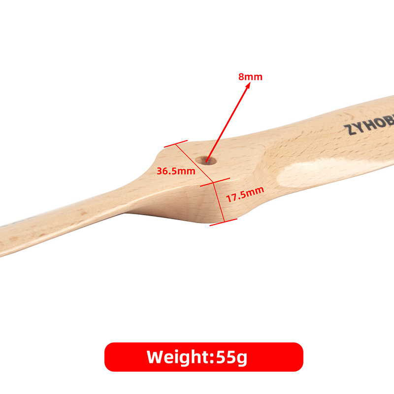 16*8inch 17*8inch wooden propeller Oil-operated wooden paddles positive paddles