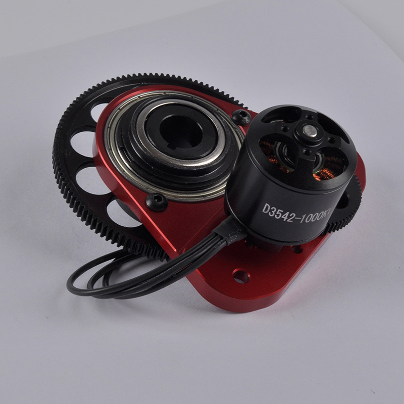 1 Set Electric Starter with Motor for DLE130CC DLE120CC DLE111CC DLE61CC DLE60CC Gasoline Engine RC Model Plane (Starter with Motor)