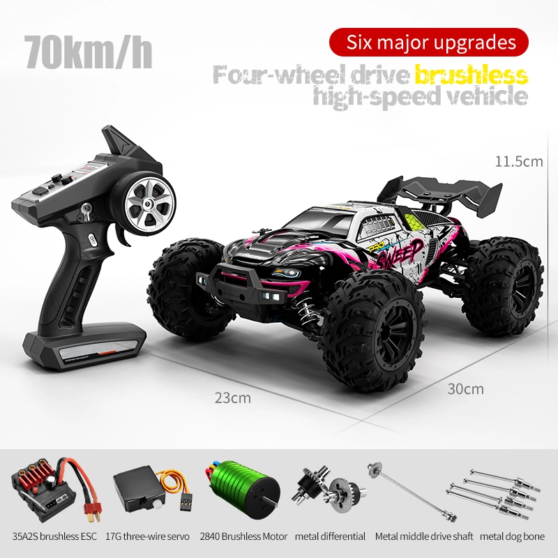 RC Car 1/16 Electric Four-Wheeled Bigfoot car Wireless Remote Control Wrangler car Climbing car Electric Simulation car Model Toys