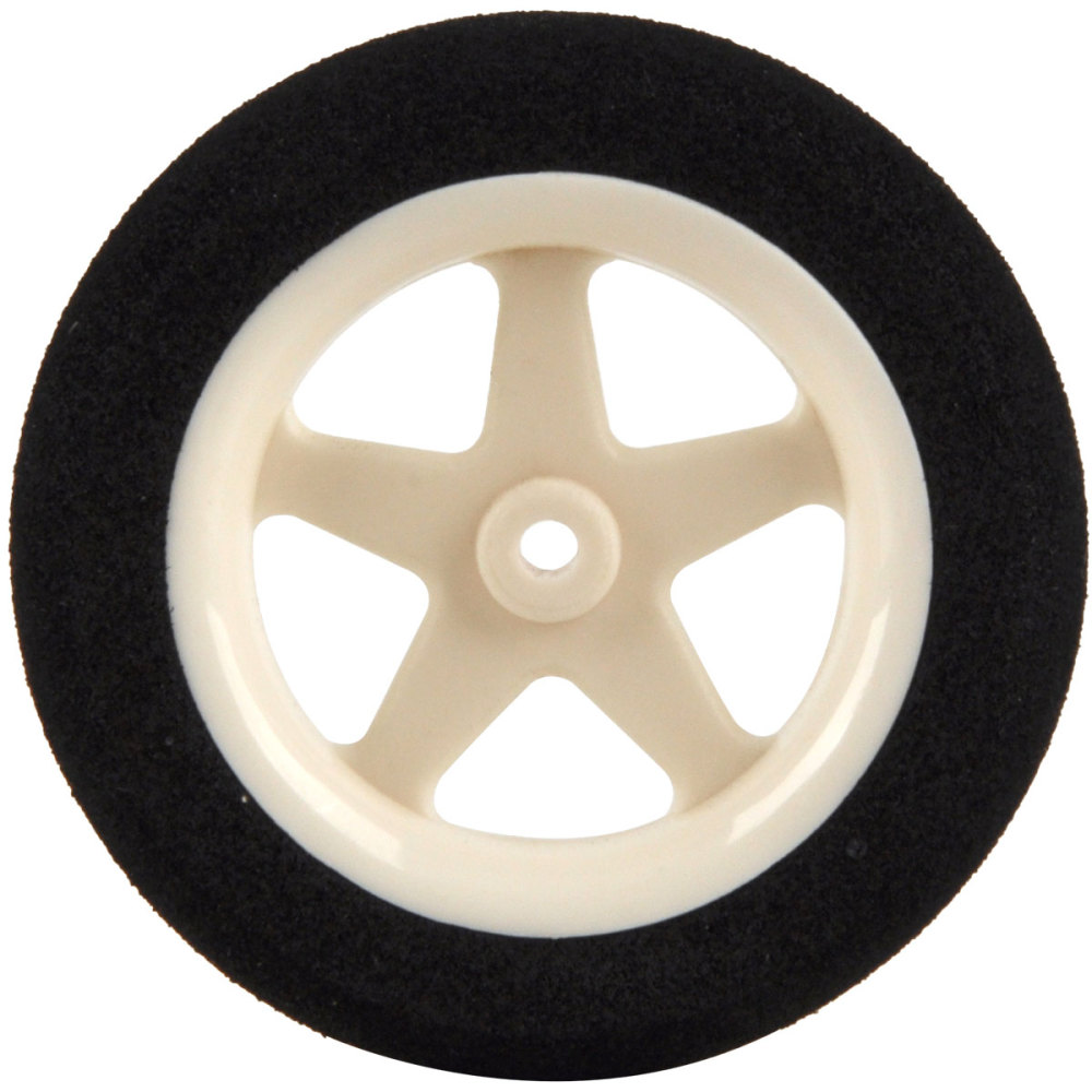 1 Pair of Light Foam Tail Sponge Wheels 45mm For RC Remote Control Airplane Model Replacement Parts