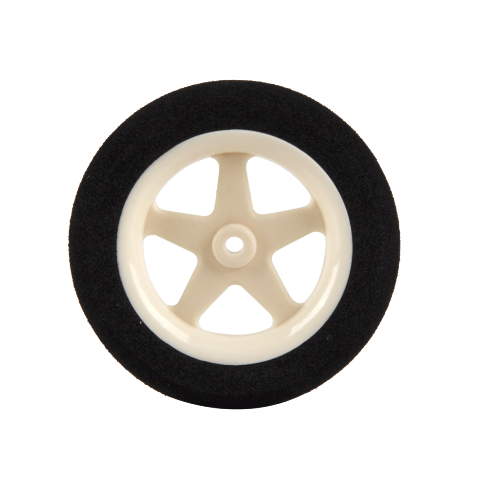 1 Pair of Light Foam Tail Sponge Wheels 45mm For RC Remote Control Airplane Model Replacement Parts