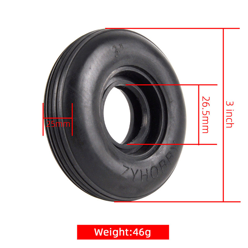 ZYHOBBY  Rubber wheel outer ring 3inch 3.5inch 4inch 4.5inch for RC airplane models