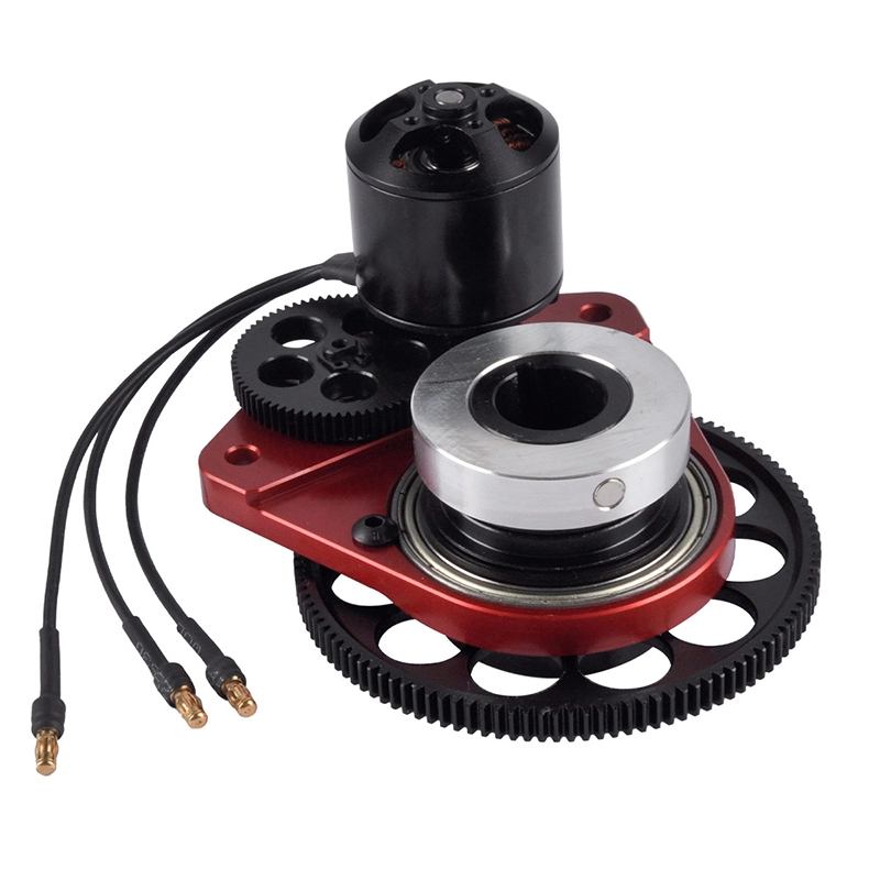 1 Set Electric Starter with Motor for DLE130CC DLE120CC DLE111CC DLE61CC DLE60CC Gasoline Engine RC Model Plane (Starter with Motor)