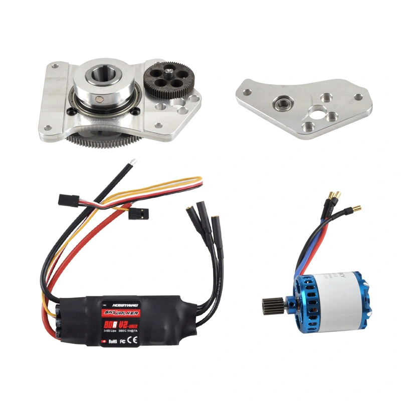 1 Set Electric Starter with Motor for DLE130CC DLE120CC DLE111CC DLE61CC DLE60CC Gasoline Engine RC Model Plane (Starter with Motor)