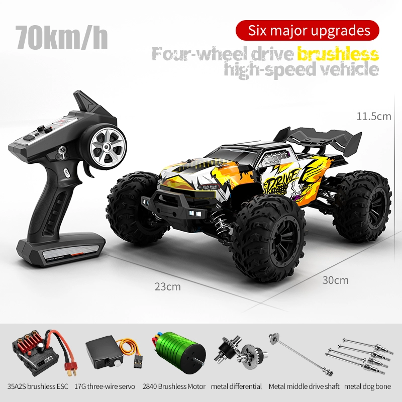 RC Car 1/16 Electric Four-Wheeled Bigfoot car Wireless Remote Control Wrangler car Climbing car Electric Simulation car Model Toys