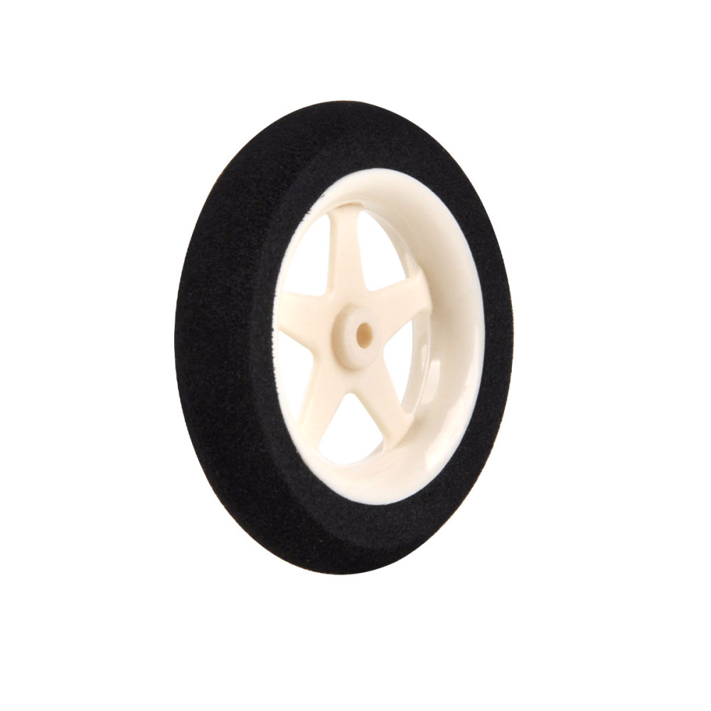 1 Pair of Light Foam Tail Sponge Wheels 45mm For RC Remote Control Airplane Model Replacement Parts