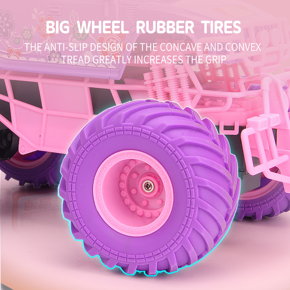 RC Car Pink Color System Climbing Car Model Car