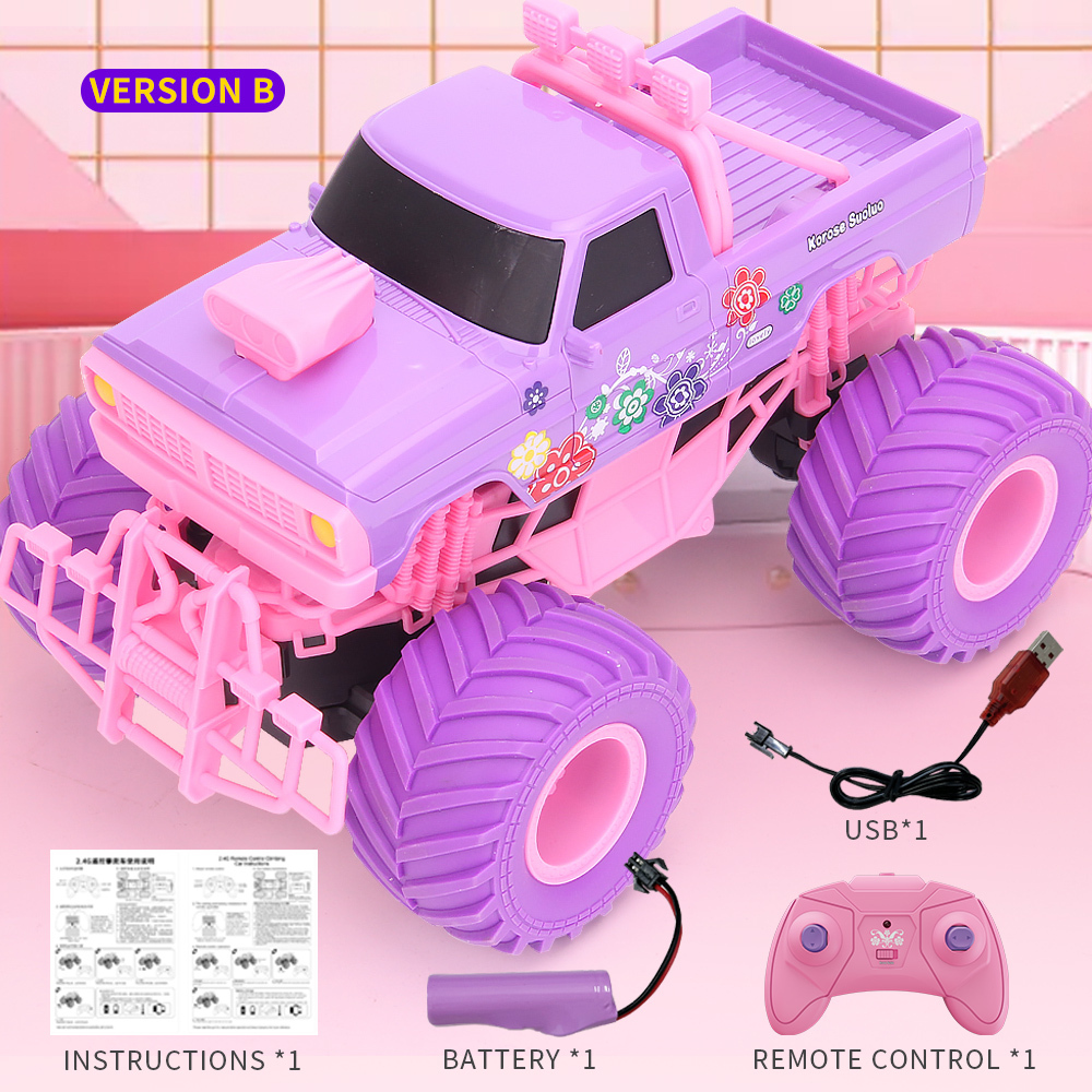 RC Car Pink Color System Climbing Car Model Car